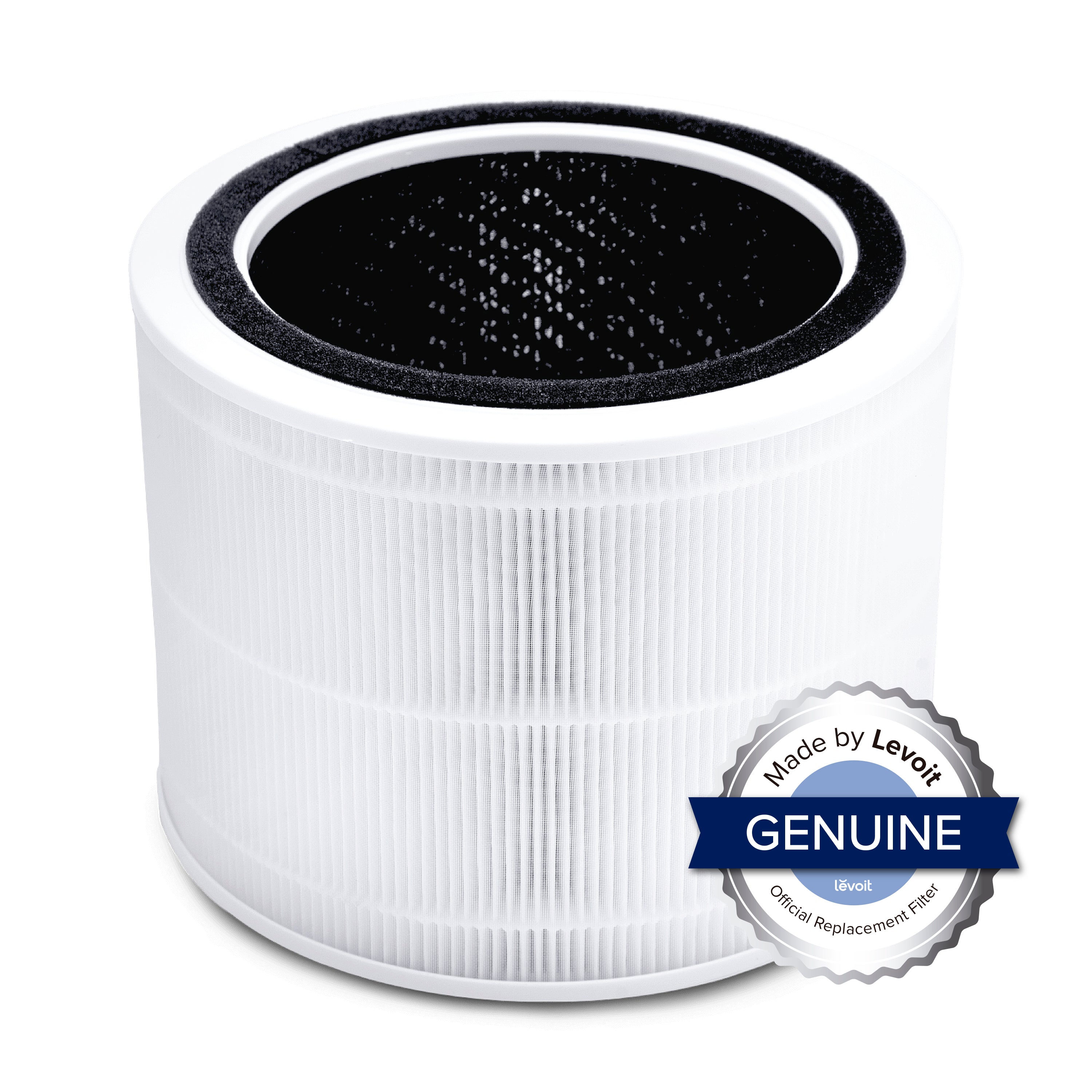 Levoit Core 200S air purifier replacement filter for dust, pollen, and smoke removal - genuine HEPA filter