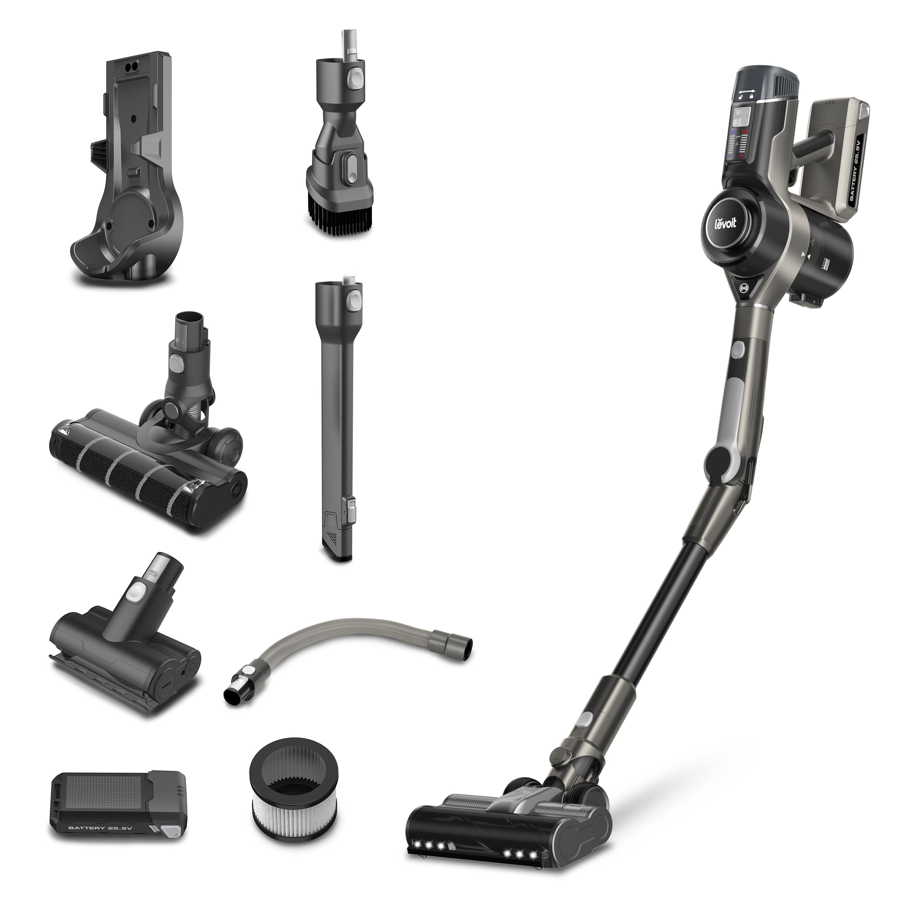 Levoit VortexIQ 40 Flex Plus Cordless Stick Vacuum