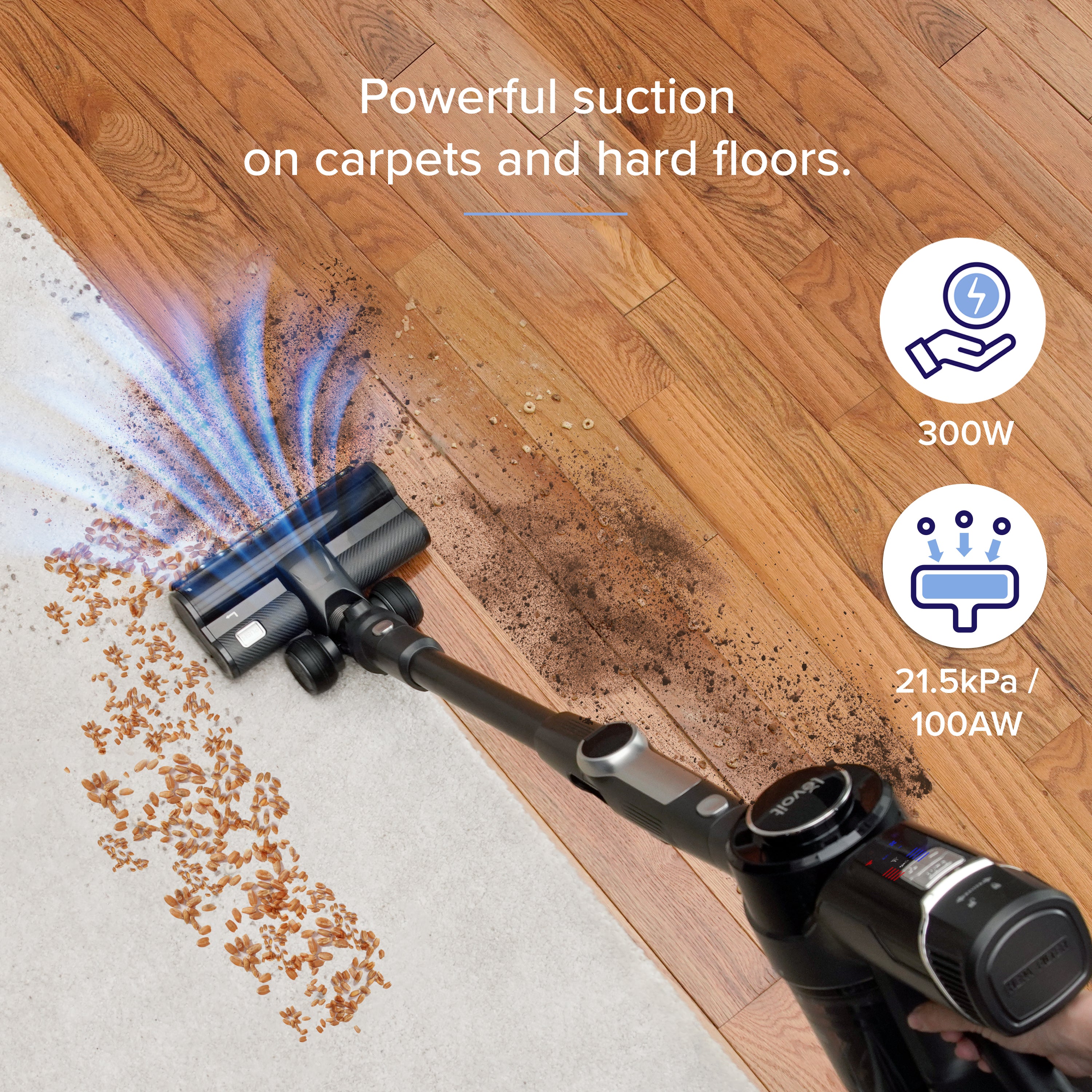 Levoit VortexIQ 40 Flex Plus Cordless Stick Vacuum