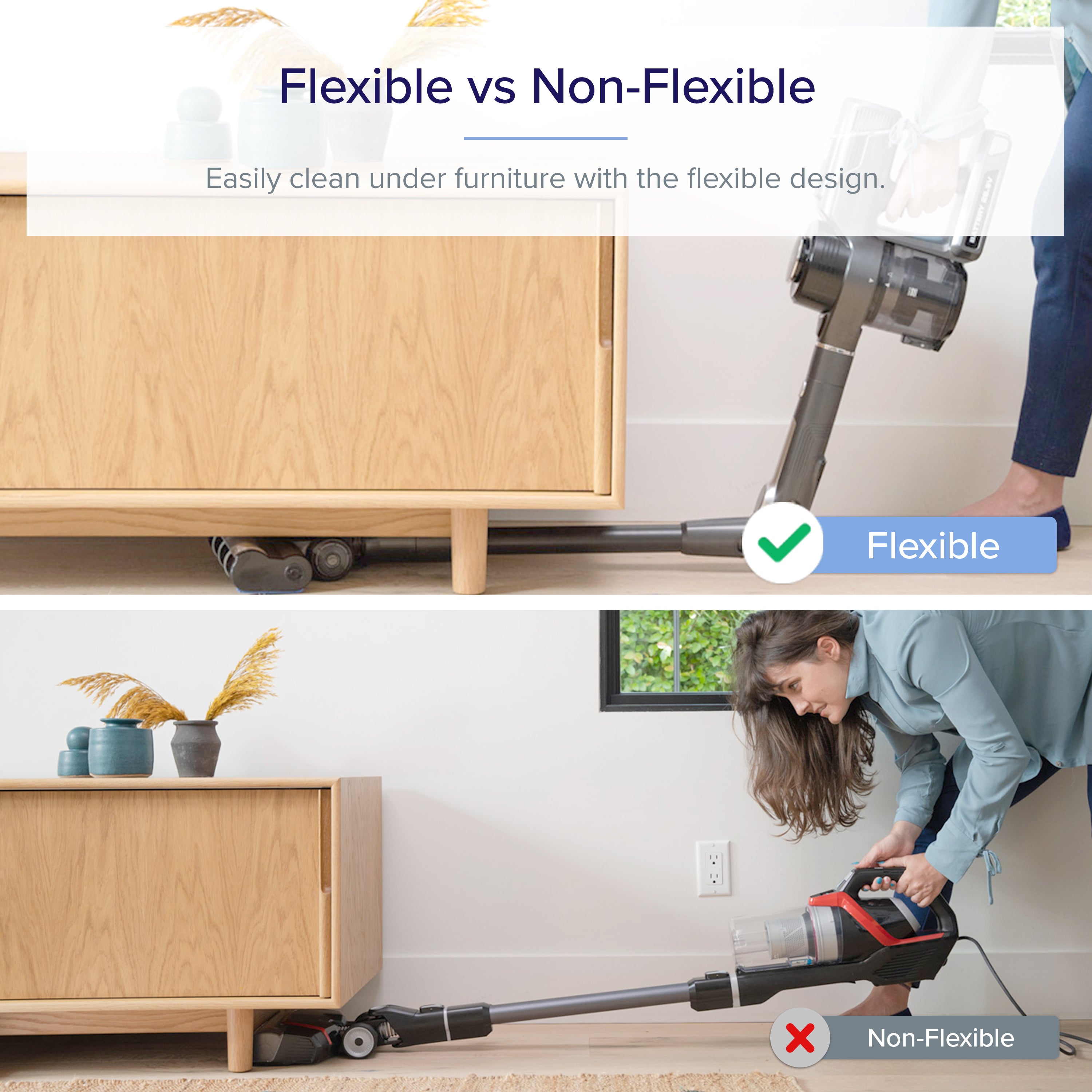 Levoit VortexIQ 40 Flex Plus Cordless Stick Vacuum