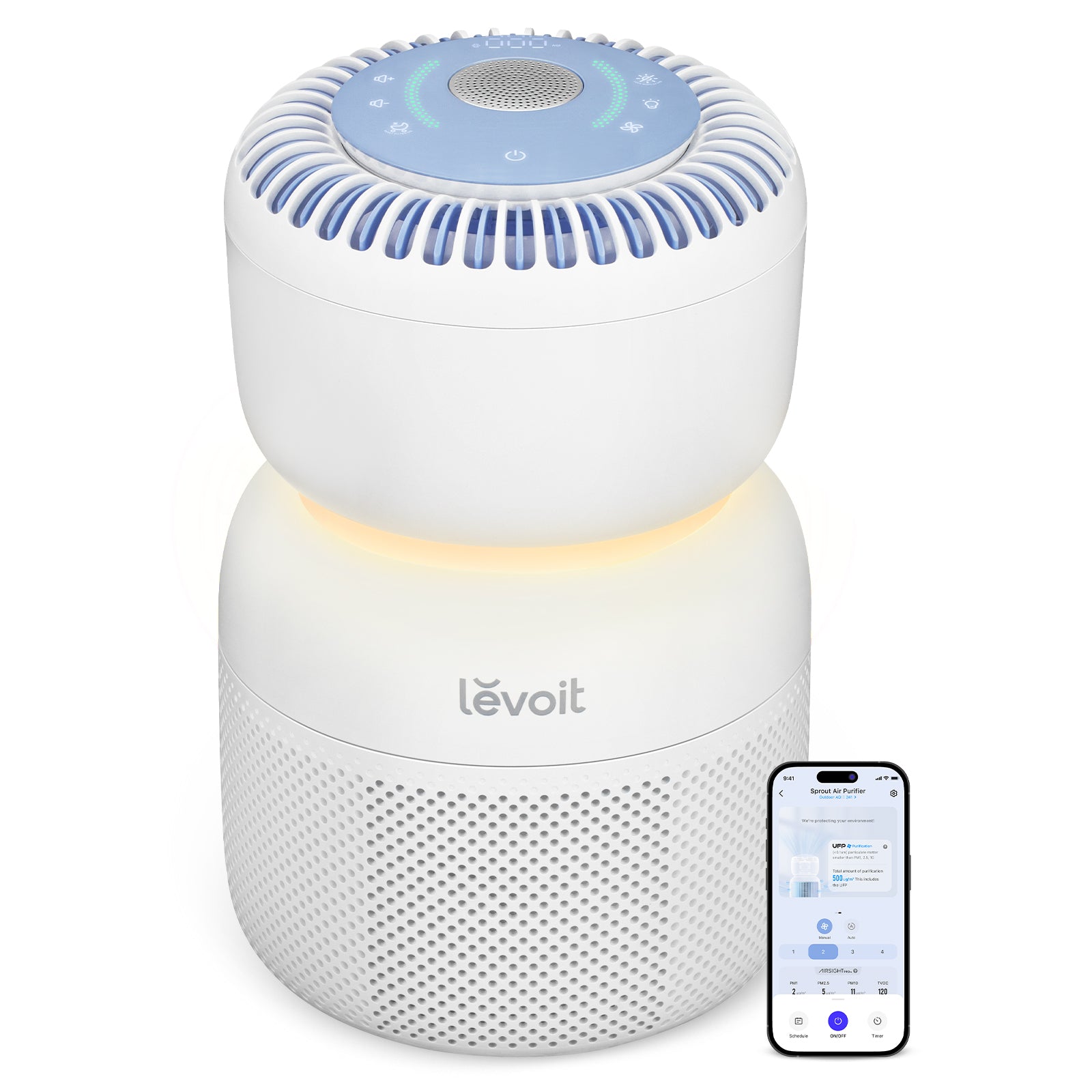 Levoit Sprout Smart Air Purifier with HEPA filter