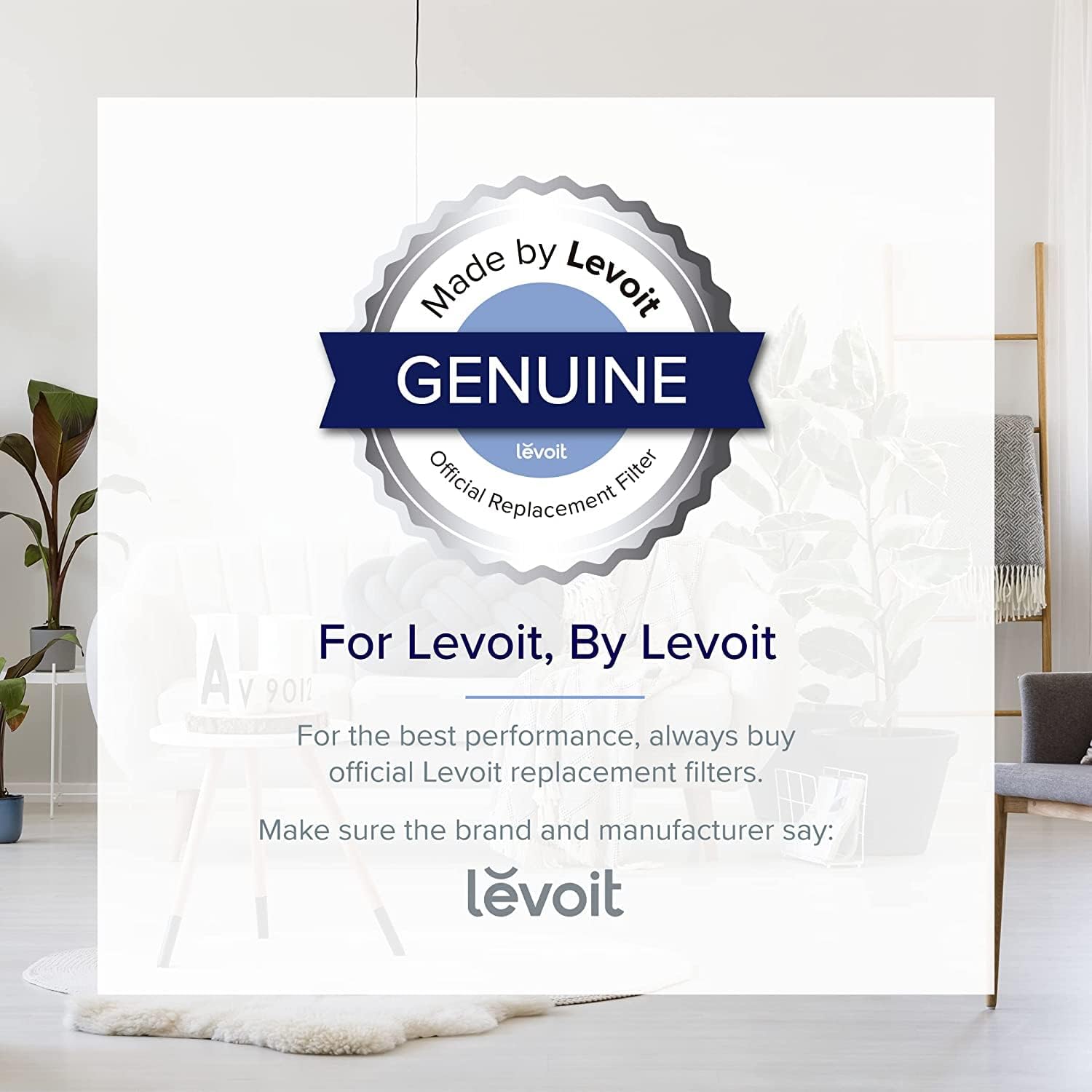 Levoit official replacement filter seal ensures best performance and reliability. Always choose genuine Levoit filters for superior filtration