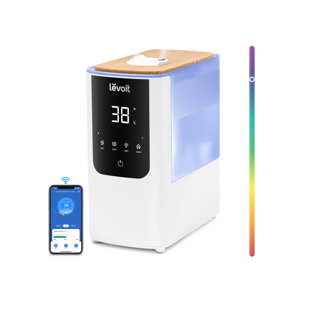Levoit OasisMist Smart Humidifier for bedroom: Cool and Warm Mist Humidifier