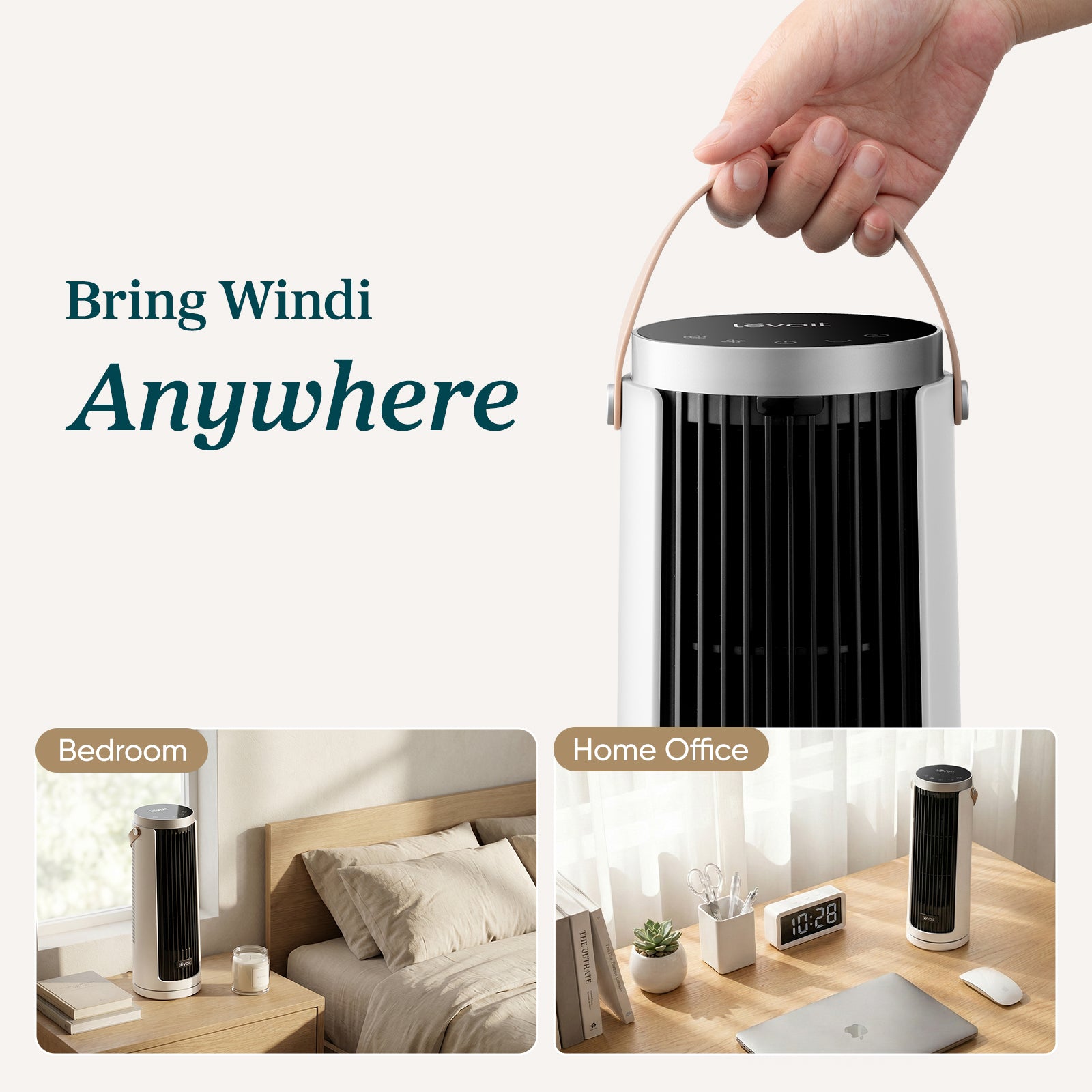 Levoit 13'' Portable Mini Tower Fan