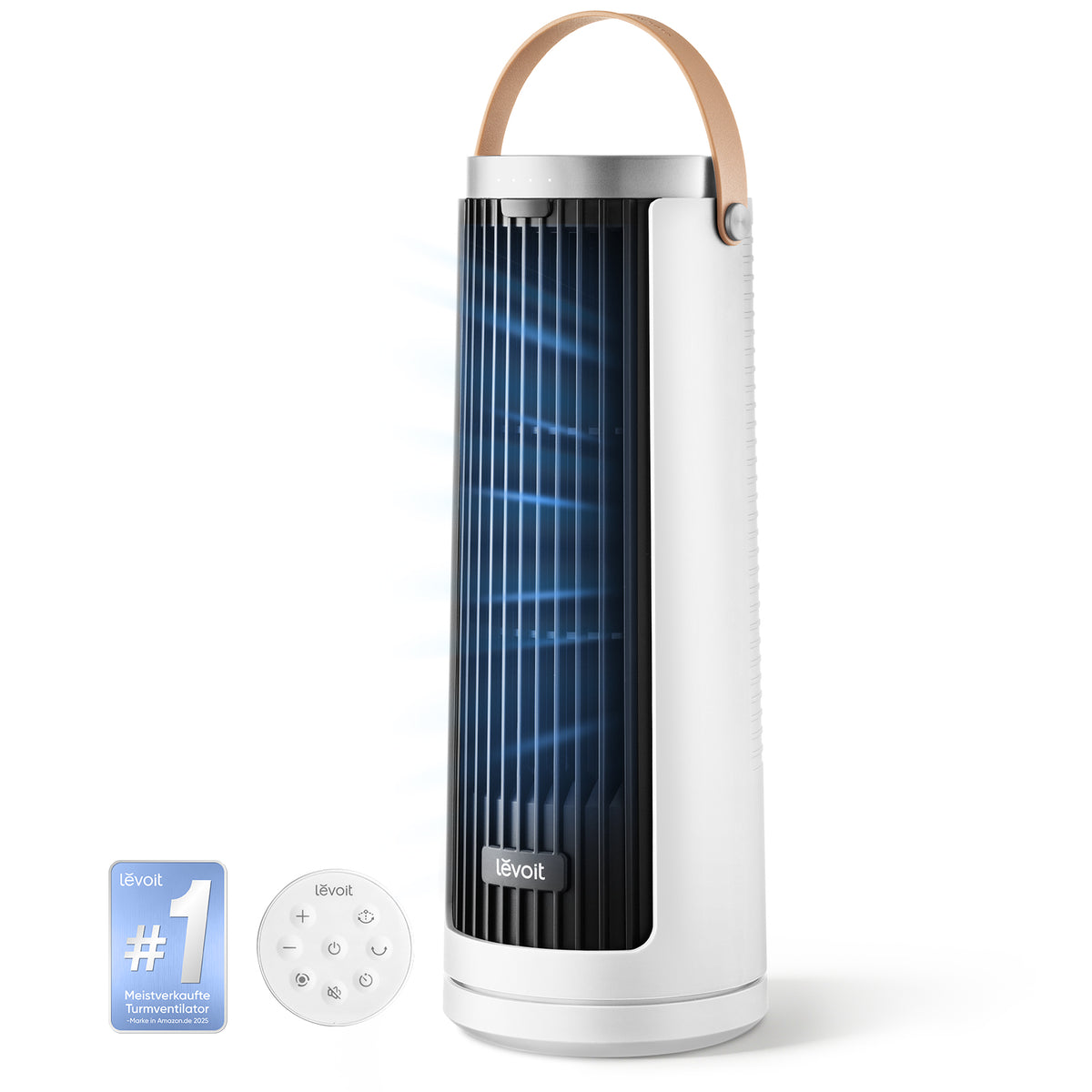 Levoit Windi Mini - Small Quiet Desk Fan with Remote